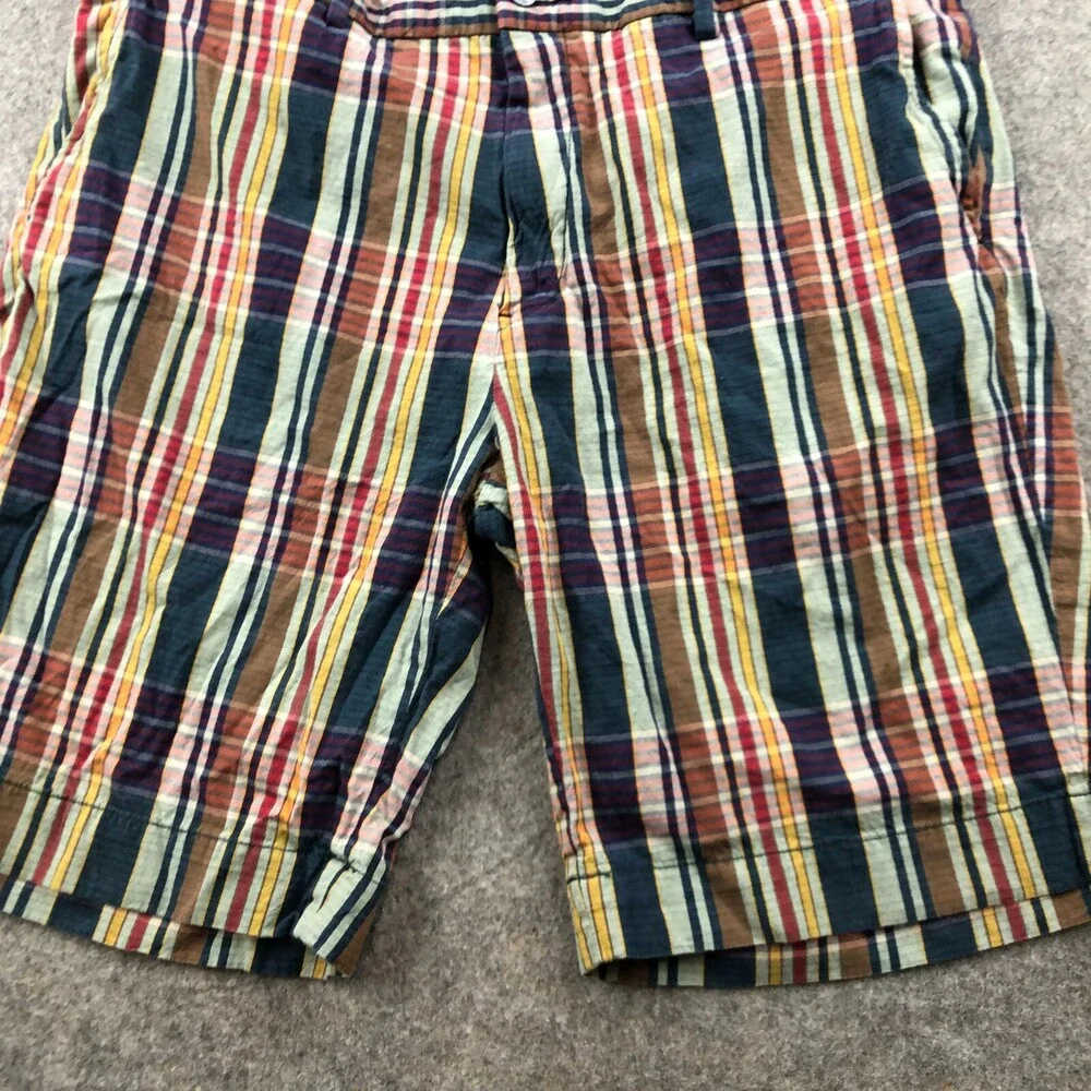 Ralph Lauren Shorts Men 34 India Madra Plaid Check Flat Front Chino 9